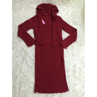 Combo 2 món đầm body và áo khoác