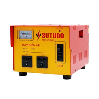 MÁY BIẾN ÁP SUTUDO - 3KVA - DÂY ĐỒNG