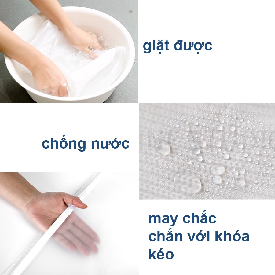 Túi chống bụi quần áo có đủ size chọn mua