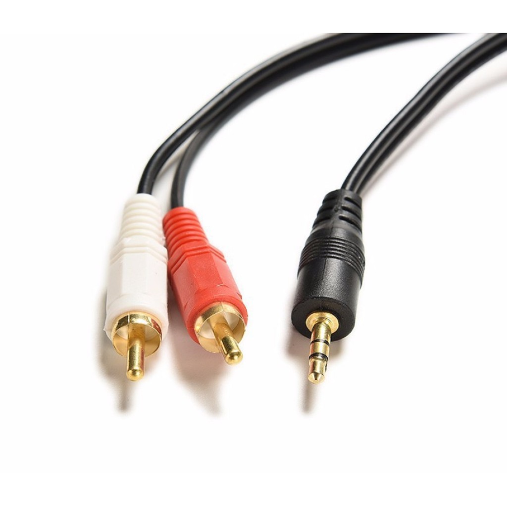 Dây loa 3.5mm ra 2 AV đ dài 3m