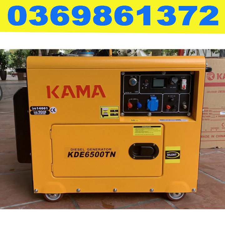 Máy Phát Điện Chạy Dầu 5Kw Kama KDE6500TN - Hàng Sẵn