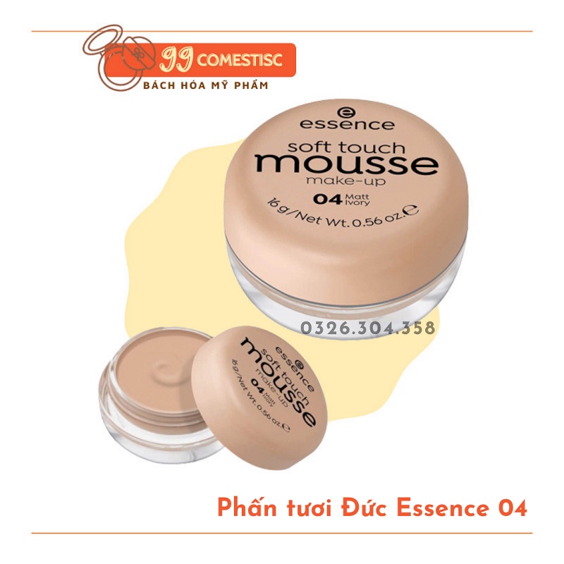 [CHÍNH HÃNG ĐỨC 100%] PHẤN TƯƠI ESSENCE SOFT TOUCH MOUSSE - Loại phấn mà bạn dùng 1 lần sẽ không muốn thay đổi