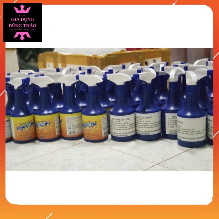 NƯỚC TẨY KING KONG 5IN1 TẨY SẠCH MỌI LOẠI MỐC, CHẤT BẨN BÁM CHẮC LÂU NGÀY