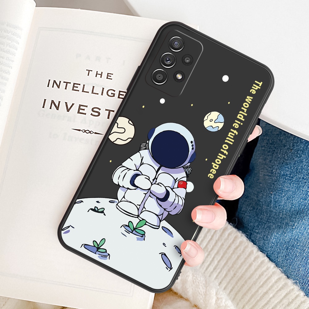 NASA Ốp Điện Thoại Cho samsung Galaxy S20FE S21FE 5G A7 2018 A31 A51 A71 A13 A22 M32 A23 A52 A52S A72 A33 A53 A73 A12 M12 A02s A32 A03 CORE A02 M02 A70 A70s A03