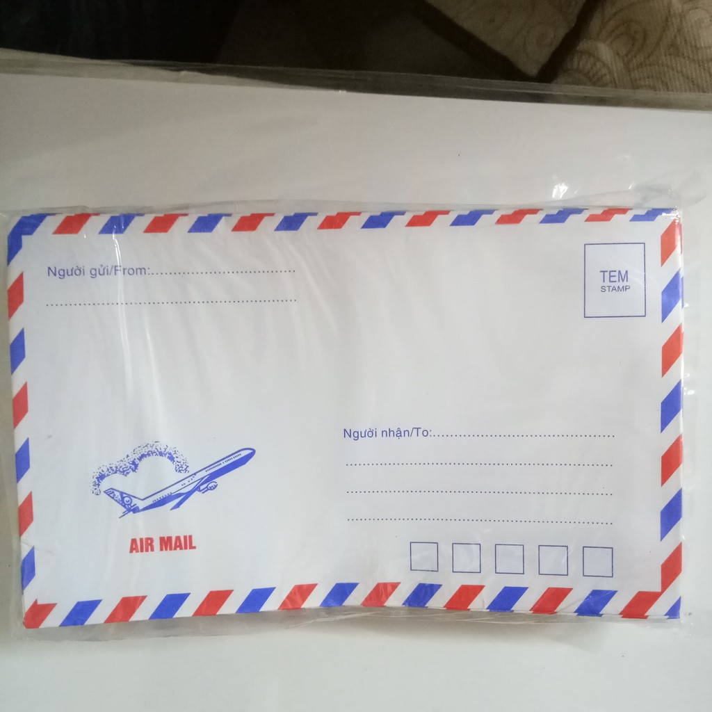 100 chiếc Phong bì máy bay