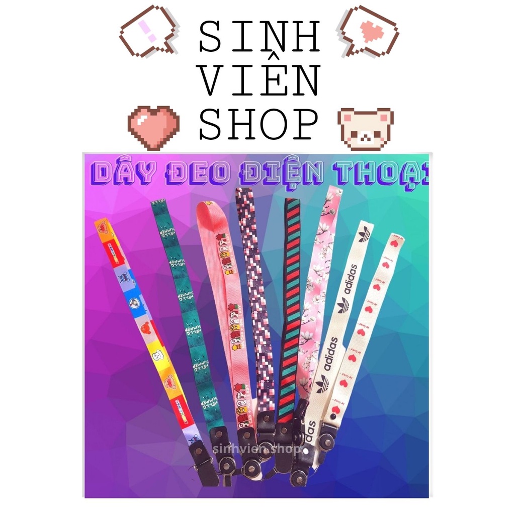 Dây đeo điện thoại bảng lớn dành cho mọi điện thoại, đeo thẻ, phone strap