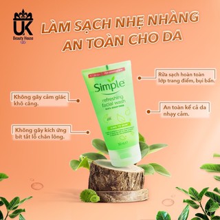 Sữa rửa mặt simple