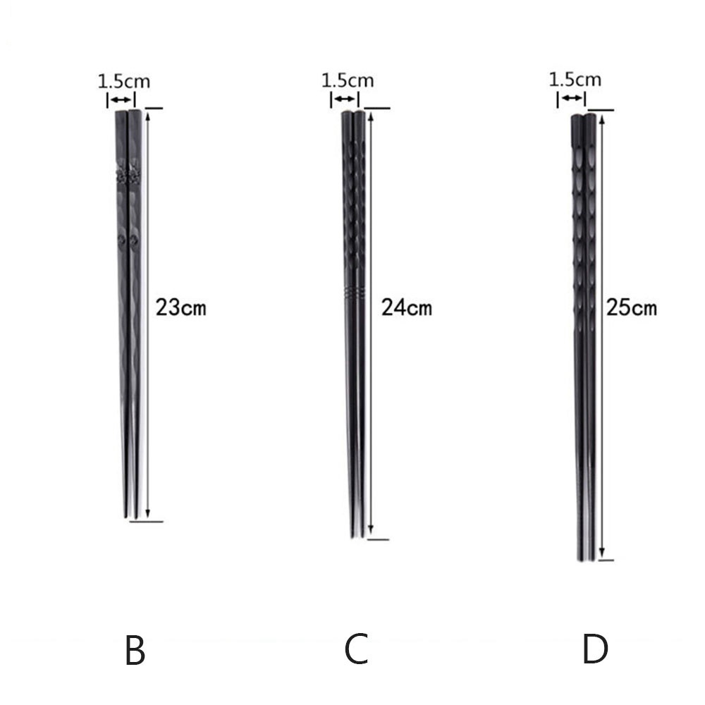 Set 10 Đôi Đũa Sợi Thủy Tinh Chống Trượt Có Thể Tái Sử Dụng