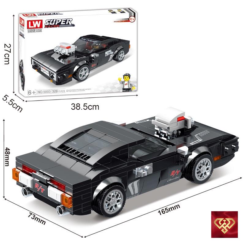 Đồ chơi Lego lắp ráp hình ô tô xe đua thể thao địa hình thông minh bộ 3