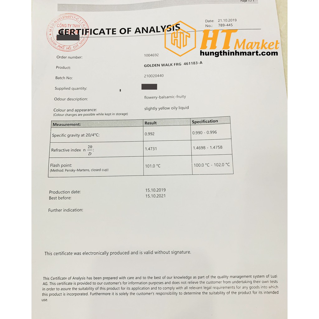 Tinh Dầu Nước Hoa Dubai Chính Hãng 100% Kèm Giấy Nhập Khẩu Do HT Market Phân Phối (Shopee Trợ Giá) | BigBuy360 - bigbuy360.vn