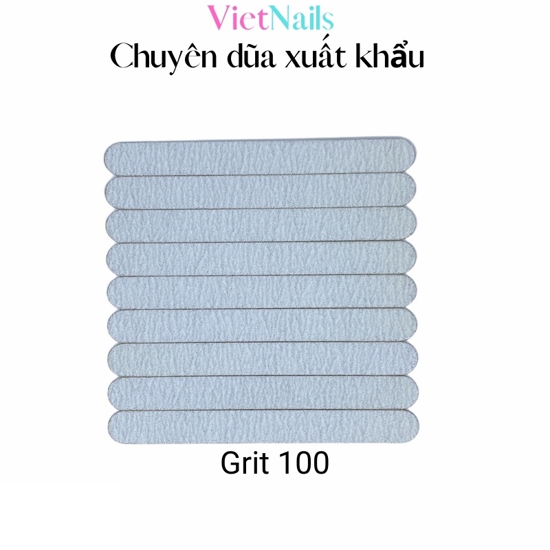 Dũa Móng Tay Làm Móng Gel Móng Tự Nhiên OPI Loại Mỏng Nhám Xám Dày 1.1 mm