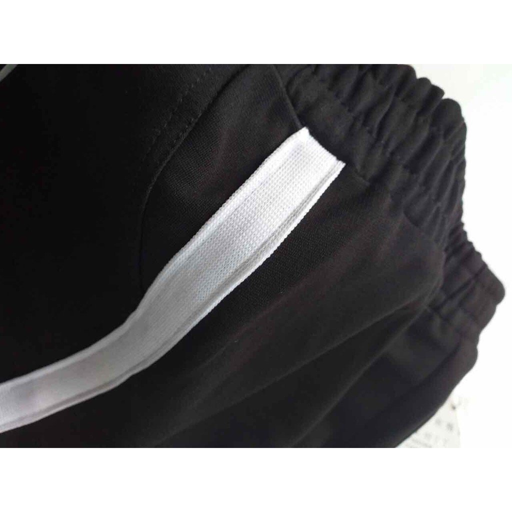 Quần baggy nữ thể thao viền chất cotton dẻo co giãn 4c nhiều viền giao ngẫu nhiên có big size đến 8XL