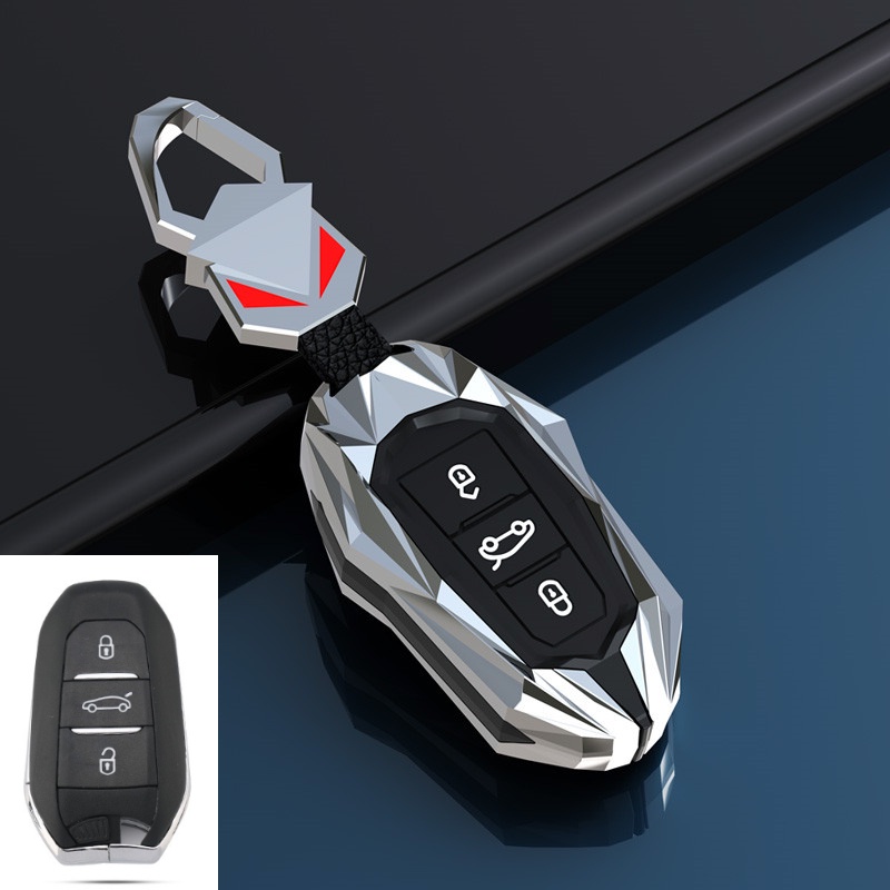 Vỏ Bảo Vệ Chìa Khóa Điều Khiển Từ Xa Thông Minh Cho Peugeot 508 301 2008 3008 4008 407 408 Citroen C5 C6 C4L C3XR DS 2019