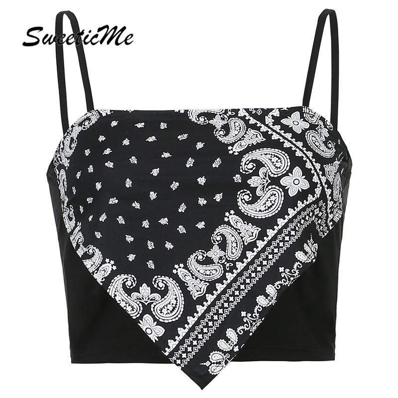 Áo Không Tay In Họa Tiết Xinh Xắn Dành Cho Nữ 2021