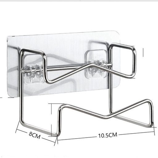 Móc treo thau chậu rổ dán tường nhà tắm inox 304