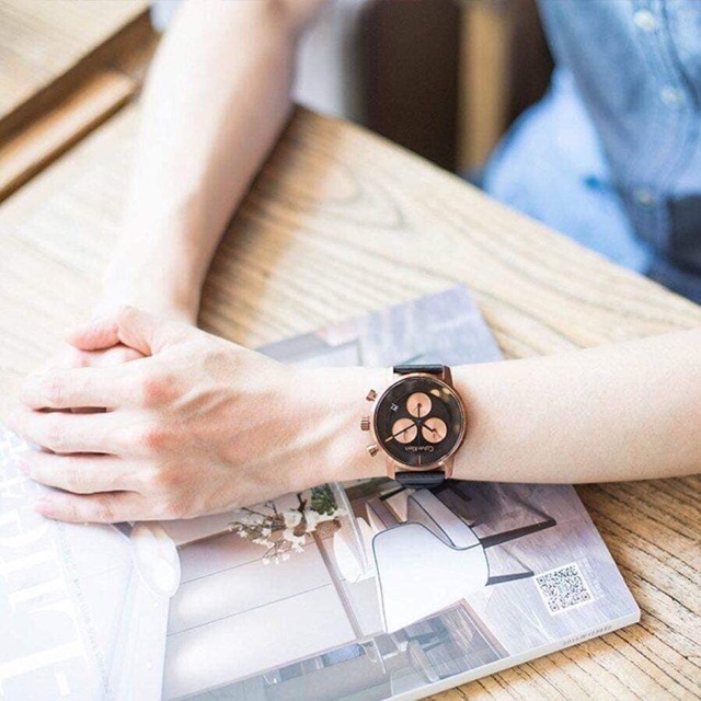 Đồng hồ nam Calvin Klein K2G17TC1 City Chronogragh - Swiss Made (Thuỵ Sĩ) - dây da chính hãng | BigBuy360 - bigbuy360.vn