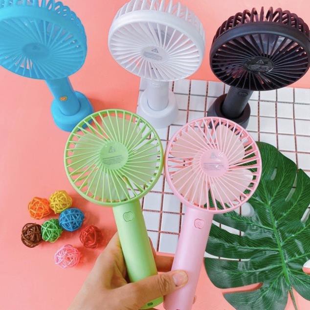 Quạt mini tích điện cầm tay có đế để bàn 3 tốc độ gió N9 | BigBuy360 - bigbuy360.vn