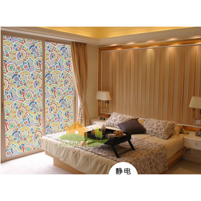 5M Giấy Dán Kính họa tiết hoa ngủ sắc 1 không cần keo - khổ 0.45 - DK013 | BigBuy360 - bigbuy360.vn