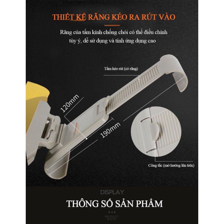 Kính bảo hộ chống chói cho ô tô