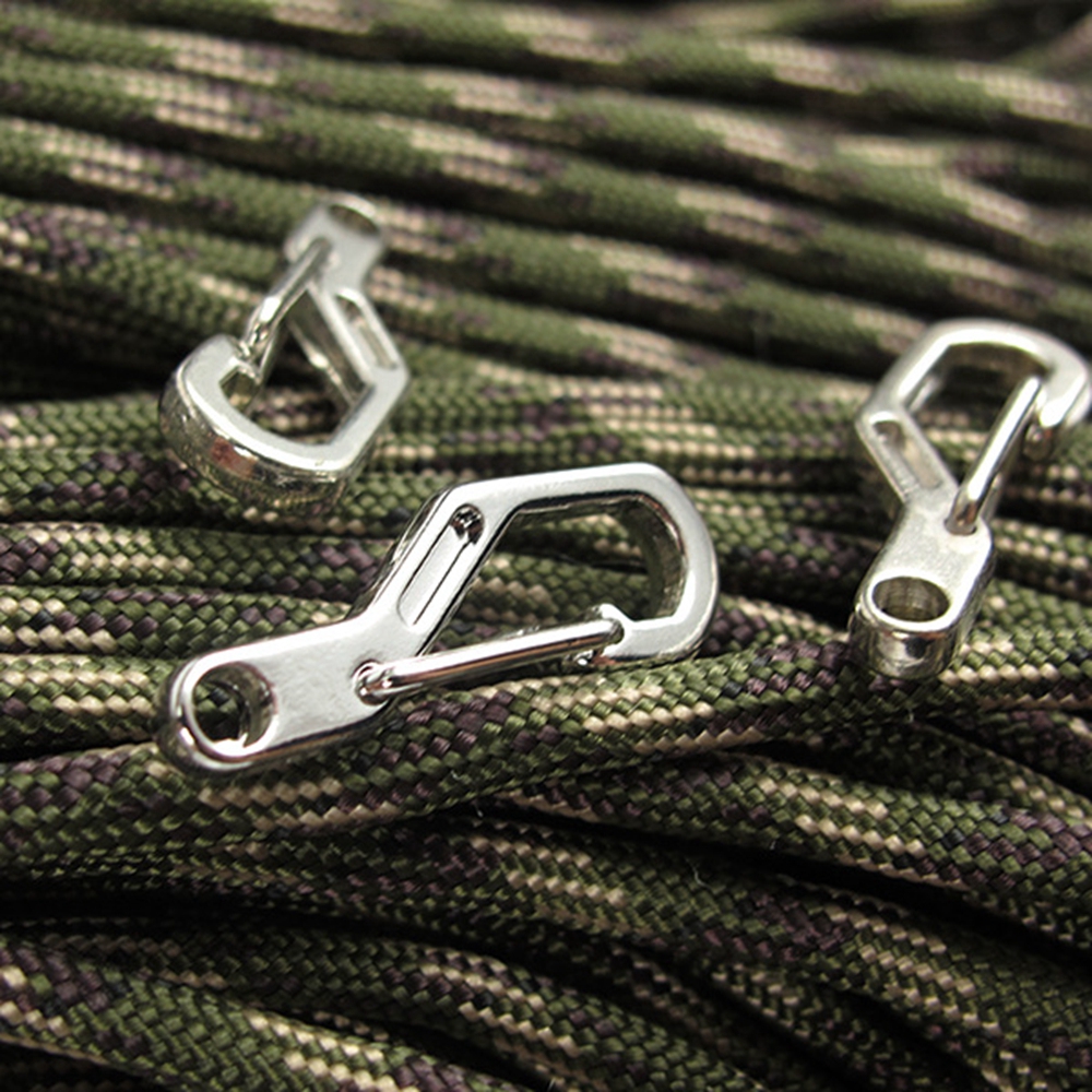 LETTER 4/8pcs MIni Aluminum Alloy Hang Buckle Survival EDC Gear Safety Travel Tools Outdoor Hook D Carabiner