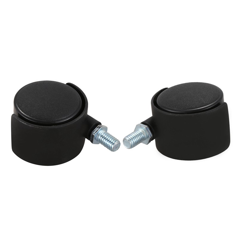 Set 4 Bánh Xe Đẩy Xoay Tròn 8mm 1.5-inch Màu Đen | BigBuy360 - bigbuy360.vn