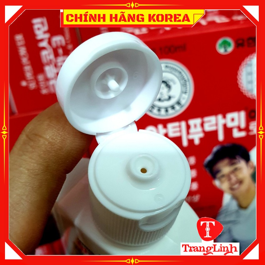 Dầu nóng hàn quốc Antiphlamine chính hãng, hộp 100ml - tranglinhkorea