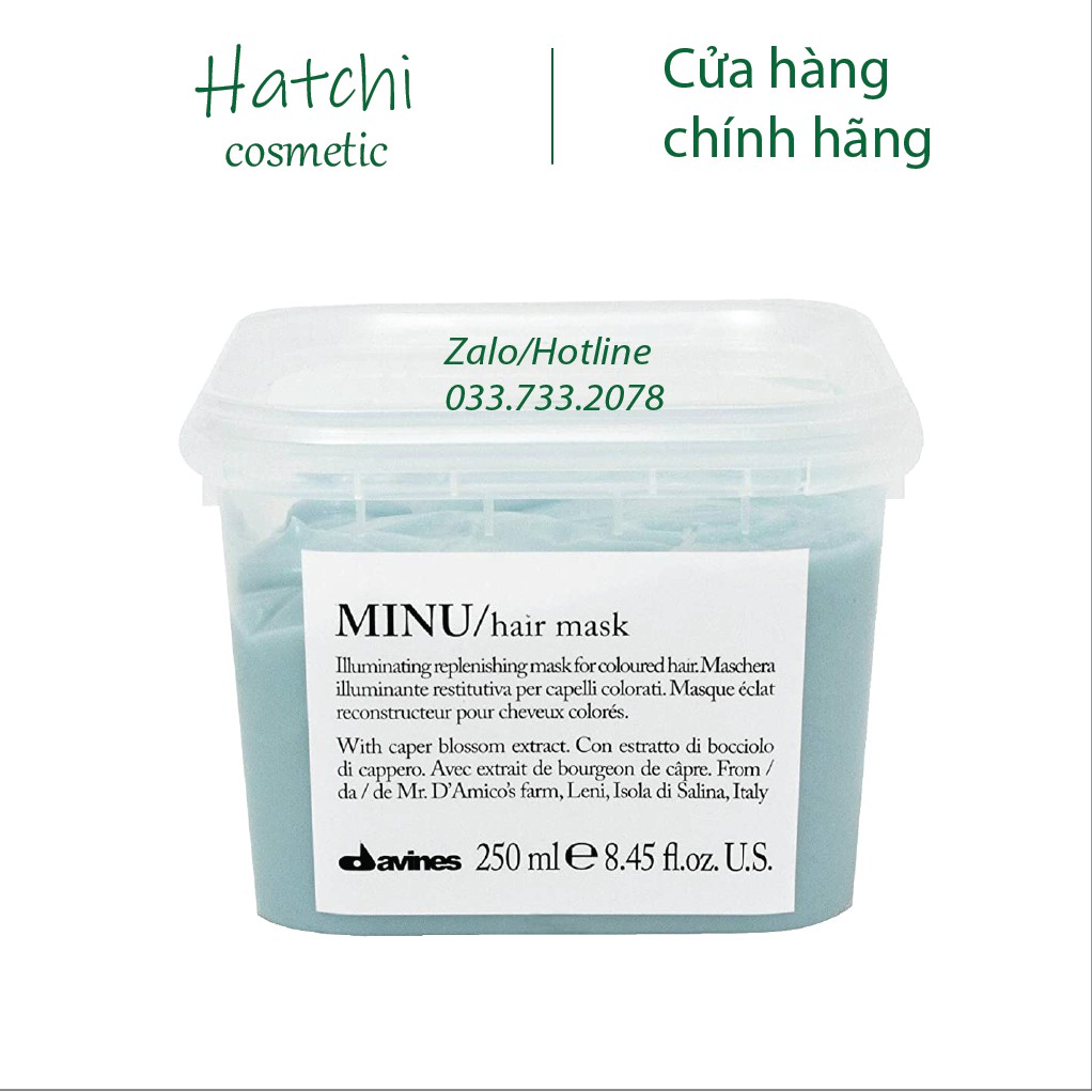 Dầu Xả Dành Cho Tóc Nhuộm Davines Minu 250ml