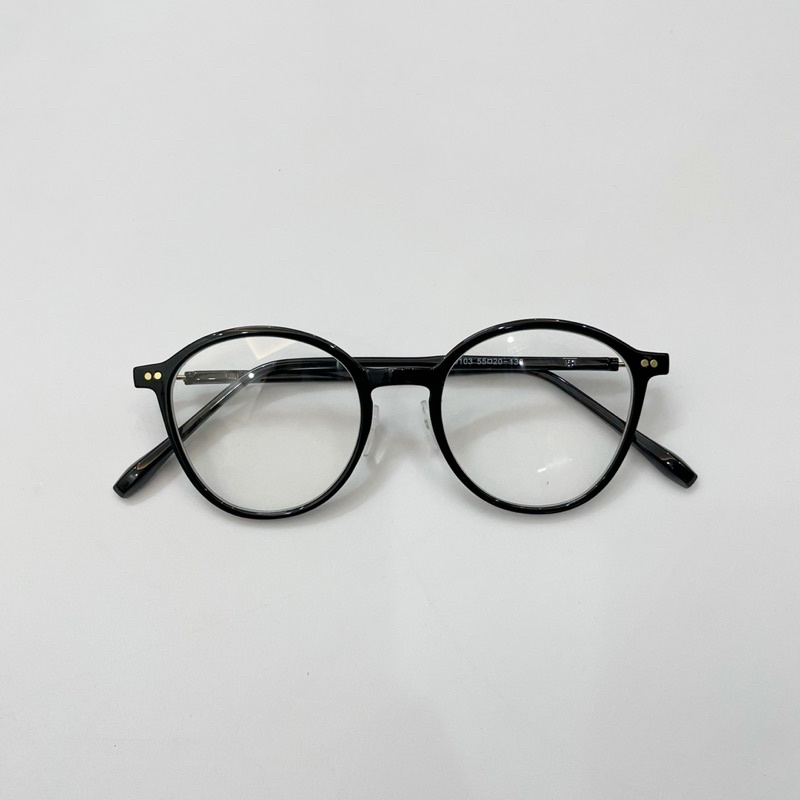 Kính giả cận, Gọng kính cận tròn nhựa dẻo 20103 chống ánh sáng xanh, UV400  Jolie eyewear