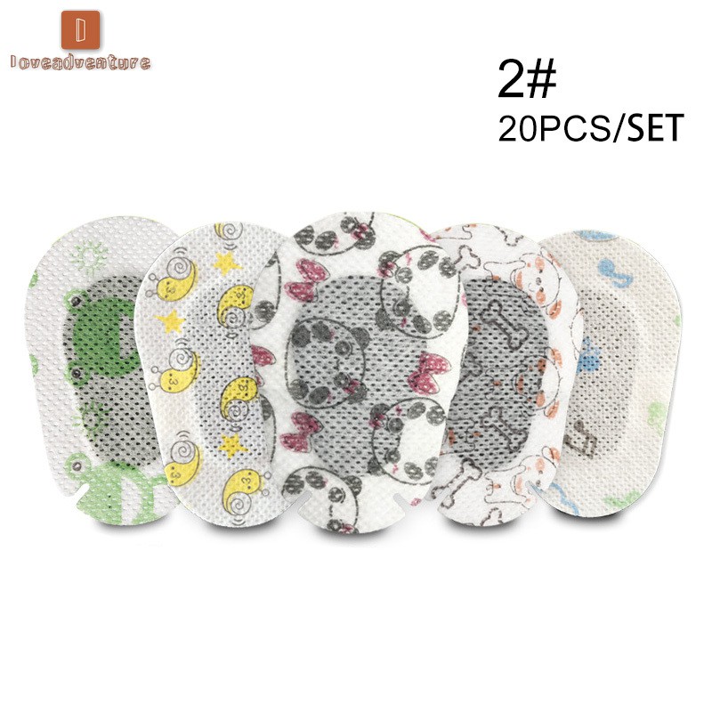 Set 20 miếng bịt mắt y tế mềm mại dùng một lần dành cho bé