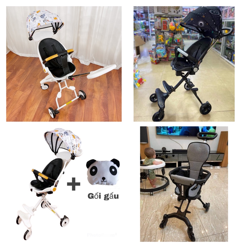 Xe đẩy gấp gọn cho bé ngả ngồi 2 chế độ có đảo chiều M8 CAO CẤP,Xe đẩy gấp gọn cho bé m8 Pro đi du lịch, Xe đẩy cho bé 2