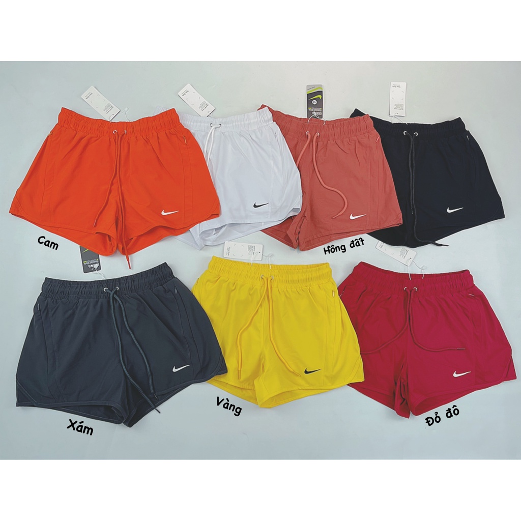 [Có Túi Kéo] Quần Đùi Boxer Thể Thao Nữ 2 Lớp Cực Xịn Xò