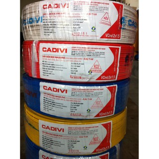Dây diện cadivi cv2.5