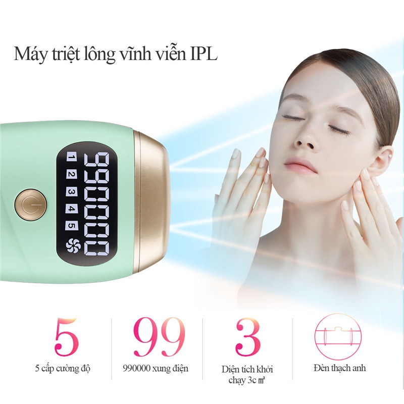 Máy Tẩy Lông Vĩnh Viễn Ckeyin IPL 990000 Chuyên Nghiệp Chất Lượng Cao | BigBuy360 - bigbuy360.vn