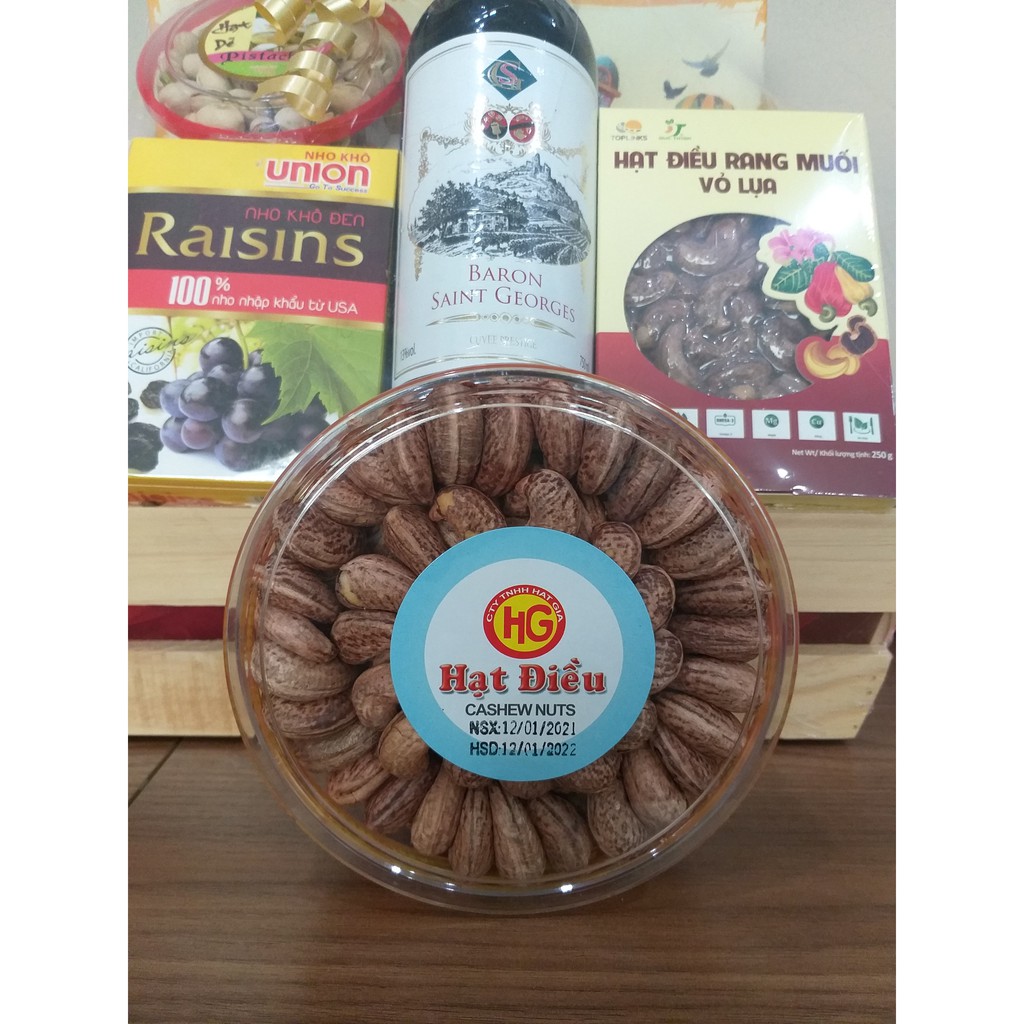 Hạt điều rang muối hàng nguyên A+ hột Bình Phước - 500gr (NGUYEN500) | BigBuy360 - bigbuy360.vn