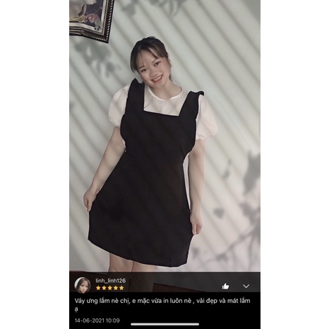 (Có Bán Lẻ) Set Yếm Tay Phồng Maii Thươngg Bigsize | BigBuy360 - bigbuy360.vn