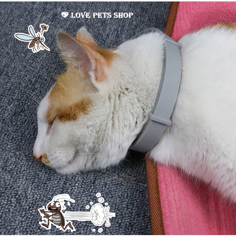 VÒNG CỔ CHỐNG VE RẬN, CÔN TRÙNG CHO CHÓ MÈO- LOVE PETS SHOP