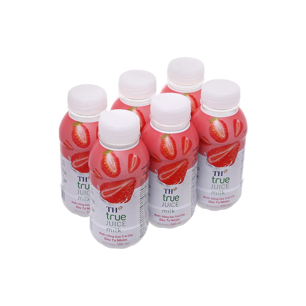 NƯỚC UỐNG SỮA TRÁI CÂY DÂU TỰ NHIÊN – TH TRUE JUICE MILK