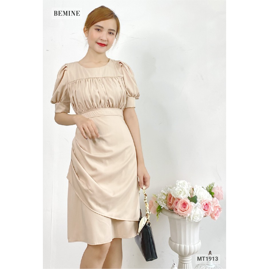 Đầm tầng nhún ngực tay bồng BEMINE MT1913DA | BigBuy360 - bigbuy360.vn