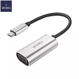 Cổng chuyển đổi type c hub wiwu alpha type c to vga/hdmi/rj45