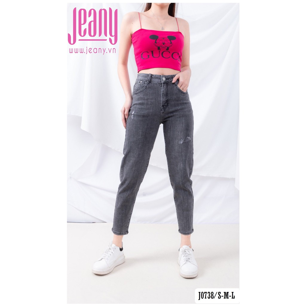 Quần Baggy NỮ Màu Xám Wax Nhẹ J0738 - Jeany
