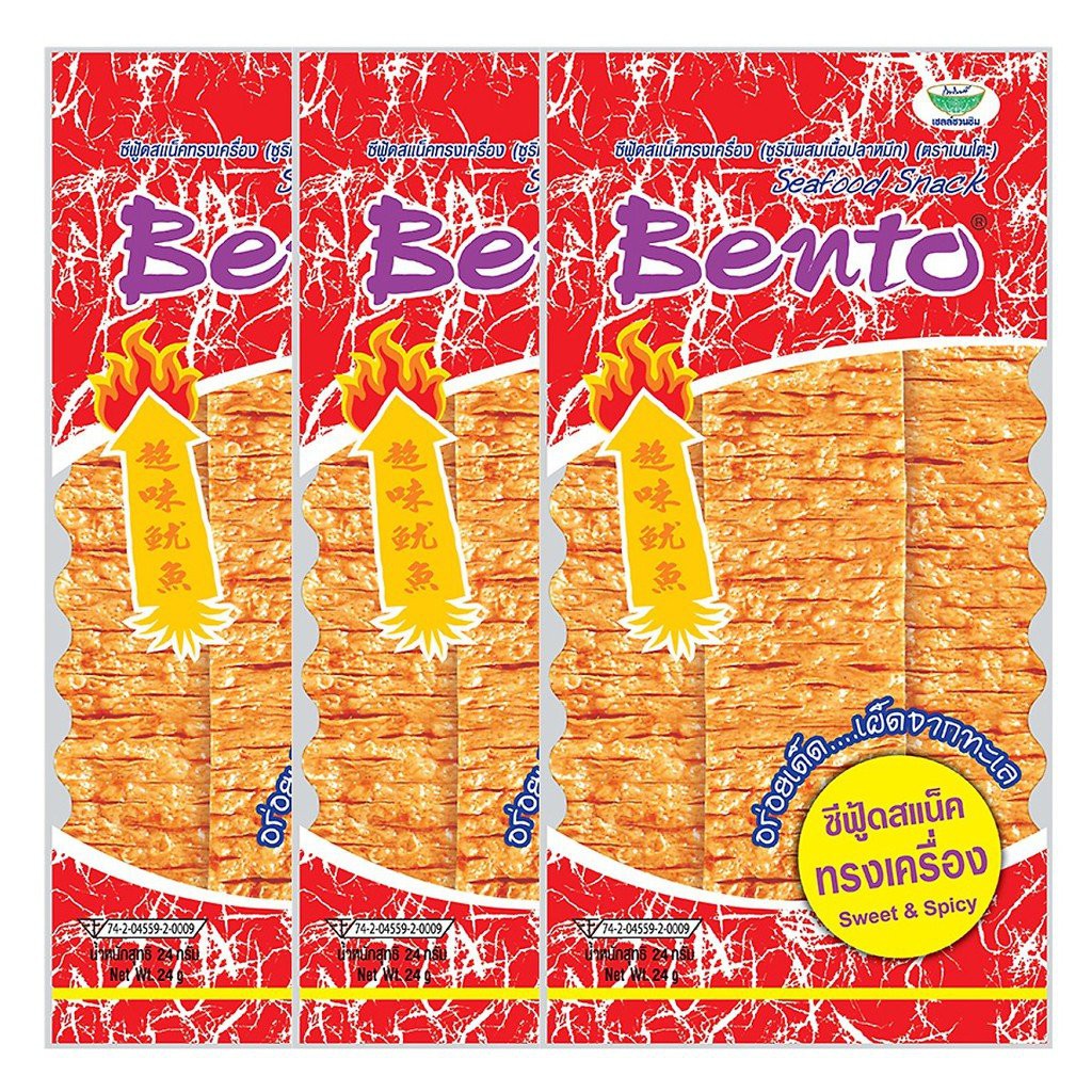 Snack Mực Bento Tẩm Vị - Gói 24gr | BigBuy360 - bigbuy360.vn
