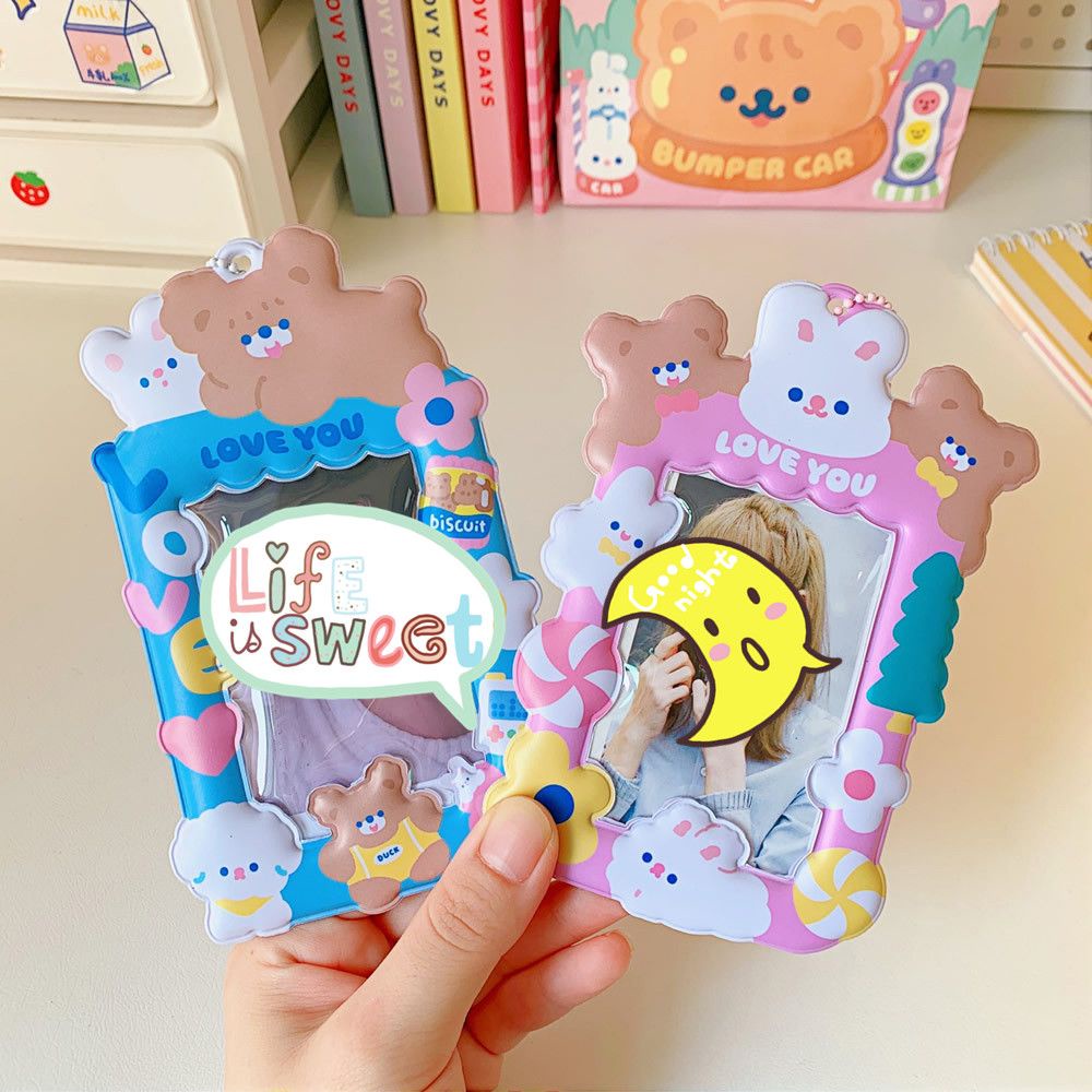 Dây đeo đựng thẻ ID học sinh in hình hoạt hình xinh xắn sử dụng bền