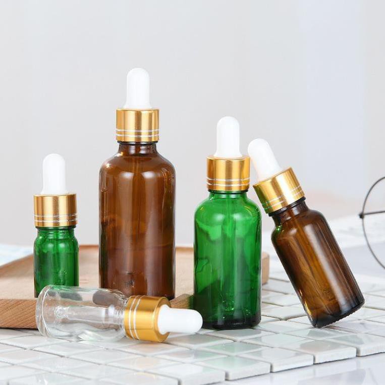 Lọ Chiết Serum ❤ [15ml,20ml] Lọ đựng tinh dầu bóp giọt khoen vàng, phụ kiện du lịch