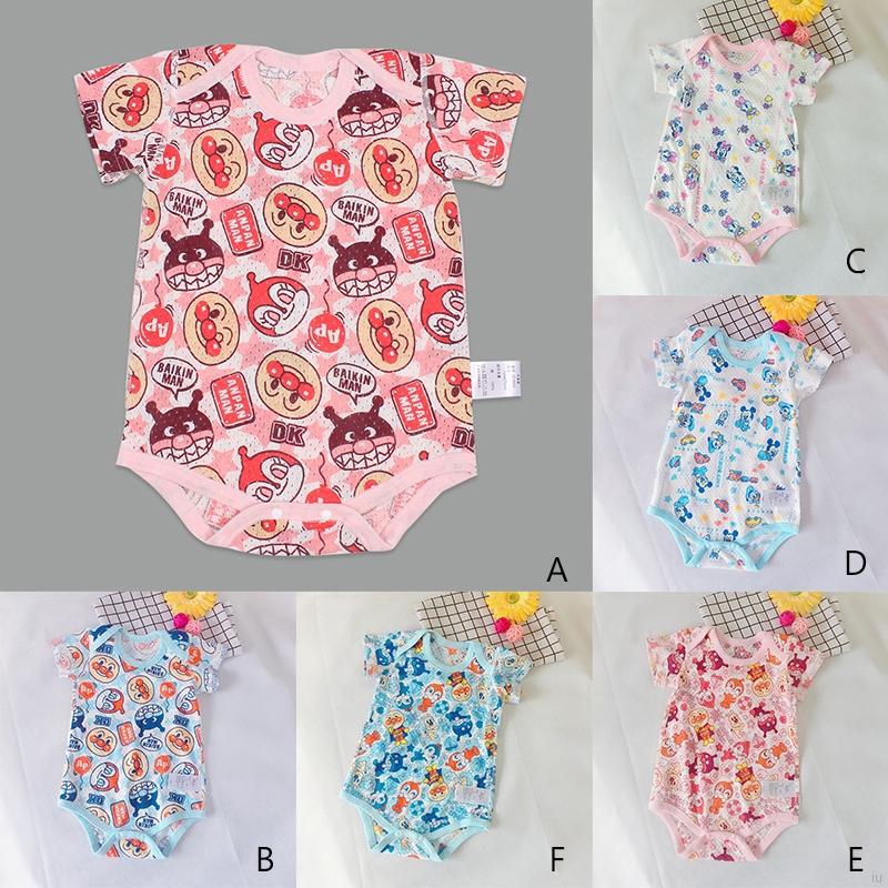 Jumpsuit tay ngắn họa tiết Anpanman đáng yêu cho bé