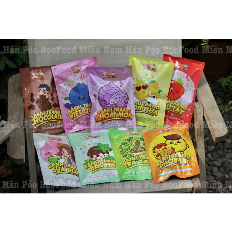 BÁNH TRÁNG NGỌT 10 VỊ BOOFOOD