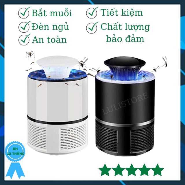 [Loại 1] Đèn Ngủ Bắt Muỗi, Diệt Côn Trùng Killing Mosquito Cắm cổng USB-Mua 2 Tặng 1 Hương