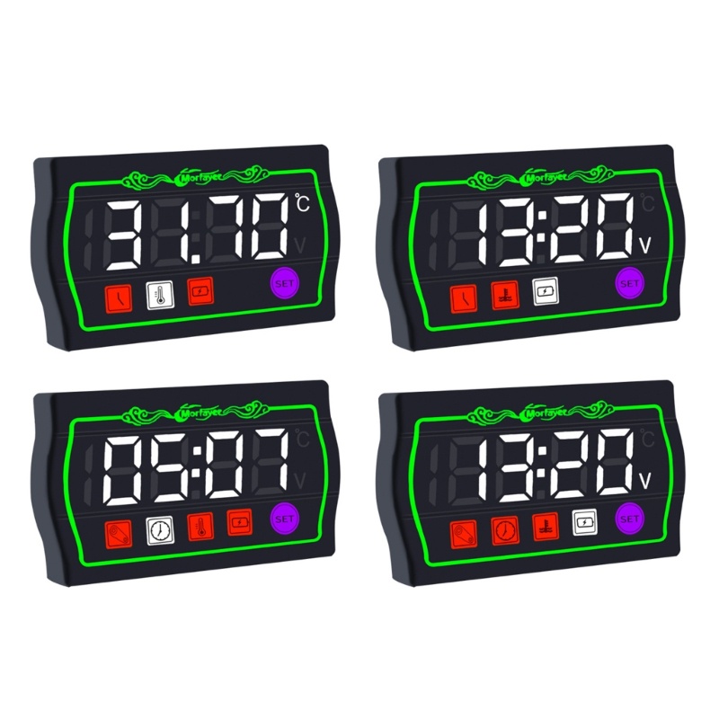 Vôn Kế Kỹ Thuật Số DC 9V-24V Không Thấm Nước Chuyên Dụng Cho Xe Mô Tô