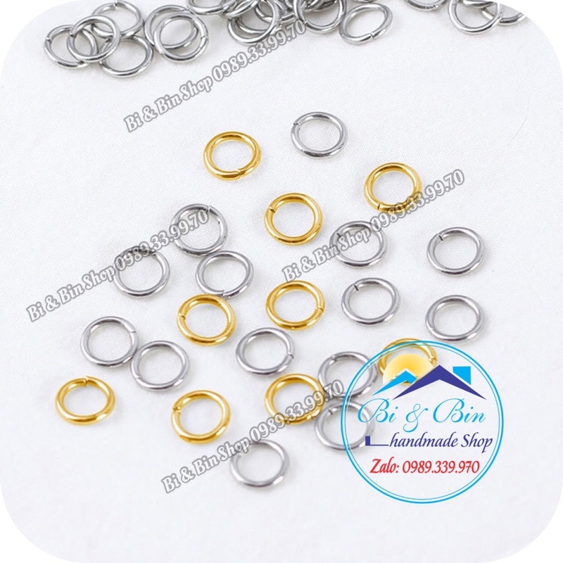 Gói Khoen Tròn Đóng Làm Phụ Kiện Trang Sức Handmade