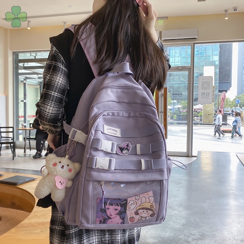 Ba Lô Đi Học Phong Cách Hàn Quốc Mới 2022 Cho Nữ Sinh Trung Học