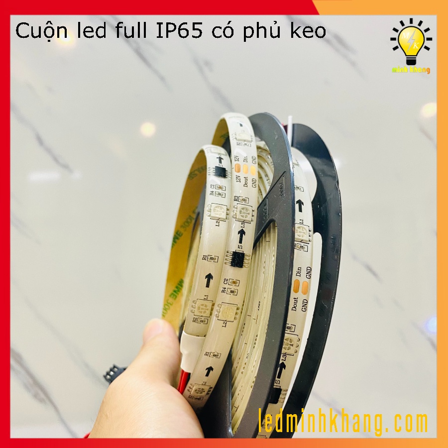 Cuộn Led full ic 1903 - dài 5m ( có vỏ bọc chống nước )